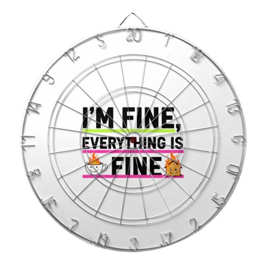 Wrapping Paper Flat Sheet Set of 3 ダーツボード (正面)