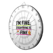 Wrapping Paper Flat Sheet Set of 3 ダーツボード (正面右)