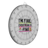 Wrapping Paper Flat Sheet Set of 3 ダーツボード (正面左)