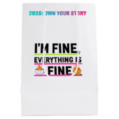 Wrapping Paper Flat Sheet Set of 3 ミディアムペーパーバッグ (裏面)