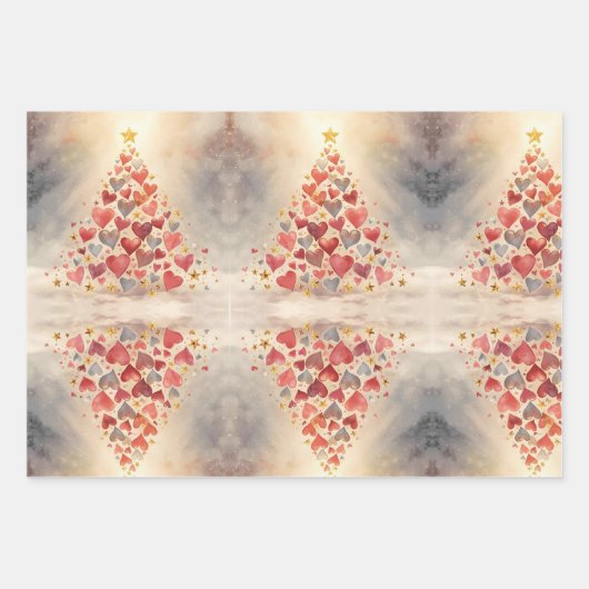 Wrapping Paper Flat Sheet Set of 3 ラッピングペーパーシート (正面)