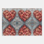 Wrapping Paper Flat Sheet Set of 3 ラッピングペーパーシート (正面3)