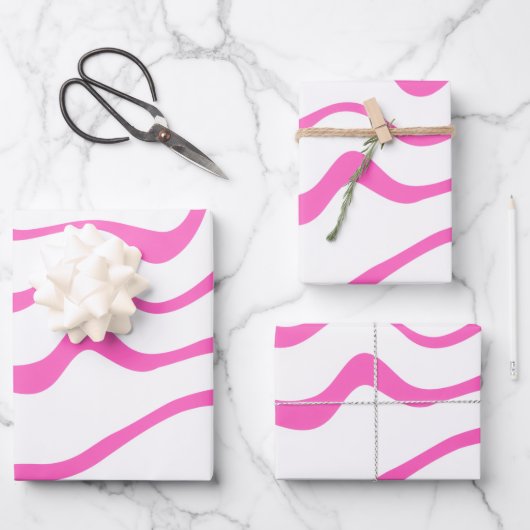 Wrapping Paper Flat Sheet Set of 3 ラッピングペーパーシート (正面)