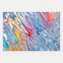 Wrapping Paper Flat Sheet Set of 3 ラッピングペーパーシート