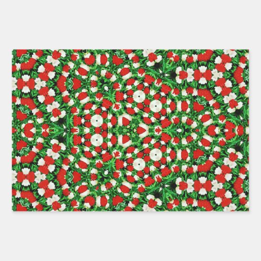 Wrapping Paper Flat Sheet Set of 3 ラッピングペーパーシート (正面)