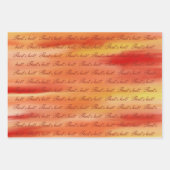 Wrapping Paper Flat Sheet Set of 3 ラッピングペーパーシート (正面2)