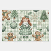 Wrapping Paper Flat Sheet Set of 3 ラッピングペーパーシート (正面2)