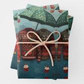 Wrapping Paper Flat Sheet Set of 3 ラッピングペーパーシート (インサイチュ)