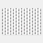 Wrapping Paper Flat Sheet Set of 3 ラッピングペーパーシート (正面)