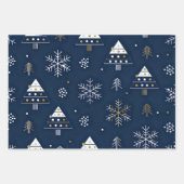 Wrapping Paper Flat Sheet Set of 3 ラッピングペーパーシート (正面)