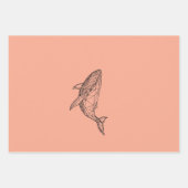 Wrapping Paper Flat Sheet Set of 3 ラッピングペーパーシート (正面2)