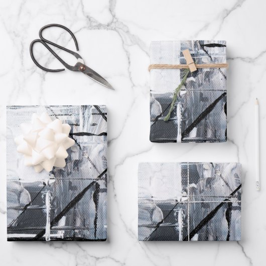 Wrapping Paper Flat Sheet Set of 3 ラッピングペーパーシート (正面)