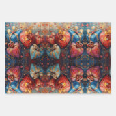 Wrapping Paper Flat Sheet Set of 3 ラッピングペーパーシート (正面2)