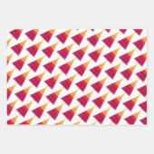 Wrapping Paper Flat Sheet Set of 3 ラッピングペーパーシート (正面)