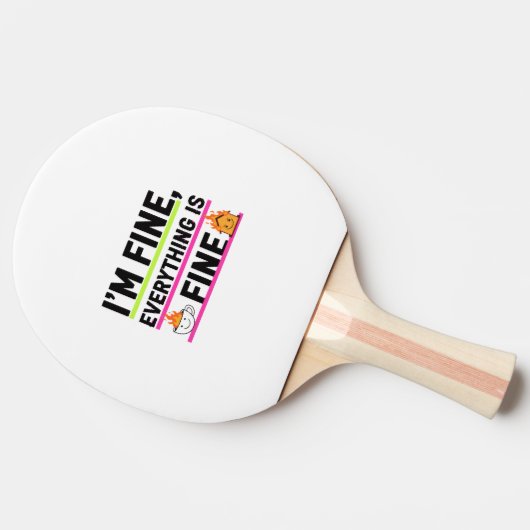 Wrapping Paper Flat Sheet Set of 3 卓球ラケット (横)