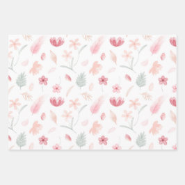 Wrapping Paper - Floral Wrapping Paper ラッピングペーパーシート