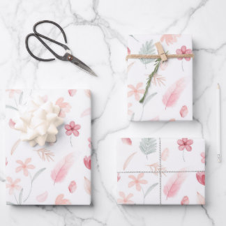 Wrapping Paper - Floral Wrapping Paper ラッピングペーパーシート