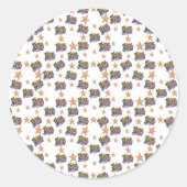 Wrapping Paper for Children ラウンドシール (正面)