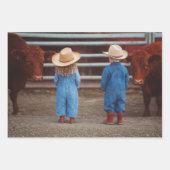 Wrapping Paper for Decoupage Farm Life  ラッピングペーパーシート (正面)