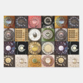 Wrapping Paper for decoupage or collage ラッピングペーパーシート (正面)