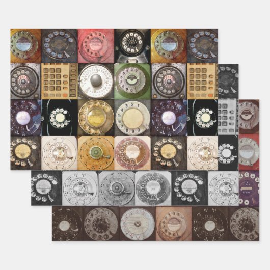 Wrapping Paper for decoupage or collage ラッピングペーパーシート (セット)