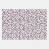 Wrapping paper for Halloween with pattern of ghost ラッピングペーパーシート (正面3)