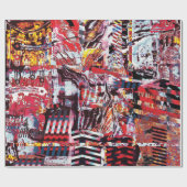 Wrapping Paper – Fragmented Pulse ラッピングペーパー (フラット)