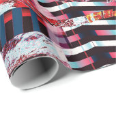 Wrapping Paper – Fragmented Pulse ラッピングペーパー (ロールコーナー)