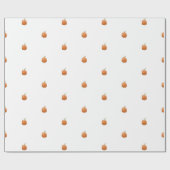 Wrapping Paper - Halloween Pumpkin Pattern ラッピングペーパー (フラット)