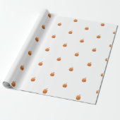 Wrapping Paper - Halloween Pumpkin Pattern ラッピングペーパー (アンロールド)