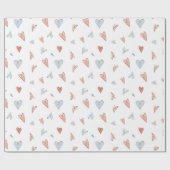 Wrapping Paper - Hearts Pattern ラッピングペーパー (フラット)