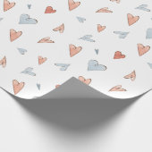 Wrapping Paper - Hearts Pattern ラッピングペーパー (角)