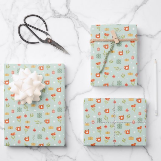 Wrapping Paper - Holiday Wrapping Paper ラッピングペーパーシート (正面)