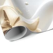 Wrapping Paper – Luxury Alabaster White Celestial ラッピングペーパー (ロールコーナー)