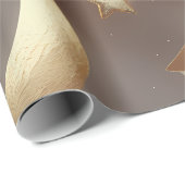 Wrapping Paper – Luxury Creamy Celestial Moon Gift ラッピングペーパー (ロールコーナー)