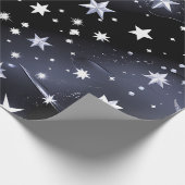 Wrapping Paper - Luxury Onyx Celestial Moon ラッピングペーパー (角)