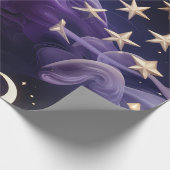 Wrapping Paper – Luxury Royal Amethyst Celestial ラッピングペーパー (角)