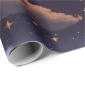 Wrapping Paper – Luxury Smoky Celestial Moon ラッピングペーパー (ロールコーナー)