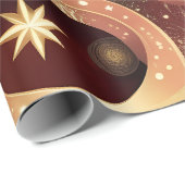 Wrapping Paper – Luxury Terracotta Celestial Moon ラッピングペーパー (ロールコーナー)