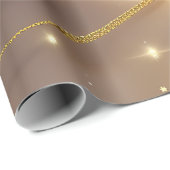 Wrapping Paper – Luxury Topaz Yellow Celestial ラッピングペーパー (ロールコーナー)