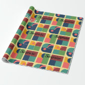 Wrapping Paper – Modern Abstract Geometric Pattern ラッピングペーパー (アンロールド)