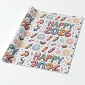 Wrapping Paper-New Year 2026 ラッピングペーパー (アンロールド)