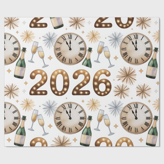 Wrapping Paper-New Year 2026 Wrapping Paper ラッピングペーパー (フラット)