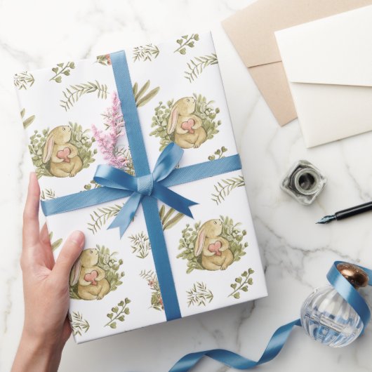 Wrapping Paper - Rabbits Pattern ラッピングペーパー (ギフト)