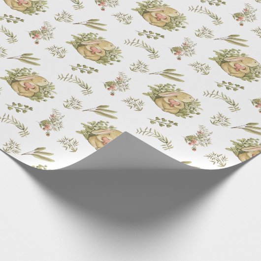 Wrapping Paper - Rabbits Pattern ラッピングペーパー (角)