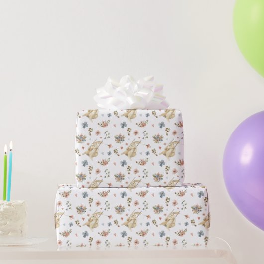 Wrapping Paper - Rabbits Pattern ラッピングペーパー (パーティーギフト)