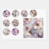 Wrapping Paper Resin Tile & Coasters Dragonfly Art ラッピングペーパーシート (正面3)