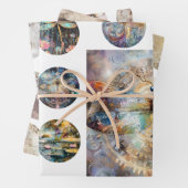 Wrapping Paper Resin Tile & Coasters Dragonfly Art ラッピングペーパーシート (インサイチュ)