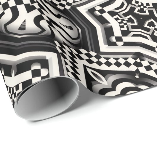 Wrapping Paper | Retro Mod Checkerboard ラッピングペーパー (ロールコーナー)