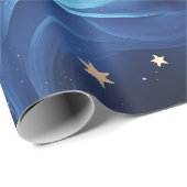 Wrapping Paper Sapphire Blue Celestial Moon ラッピングペーパー (ロールコーナー)